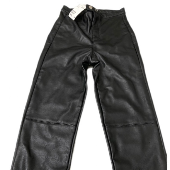 H&M Faux Leather Pants - Picture 2 of 4